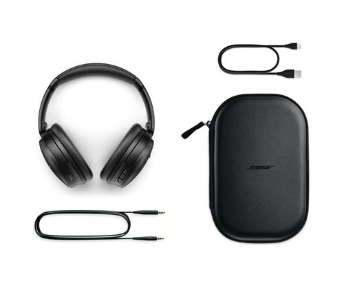 Bose QuietComfort 45 Casque Avec fil &sans fil Arceau Appels/Musique USB  Type-C Bluetooth Noir - Bose