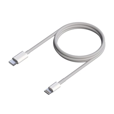 AISENS A102-0543 cable Lightning 0,5 m Blanco