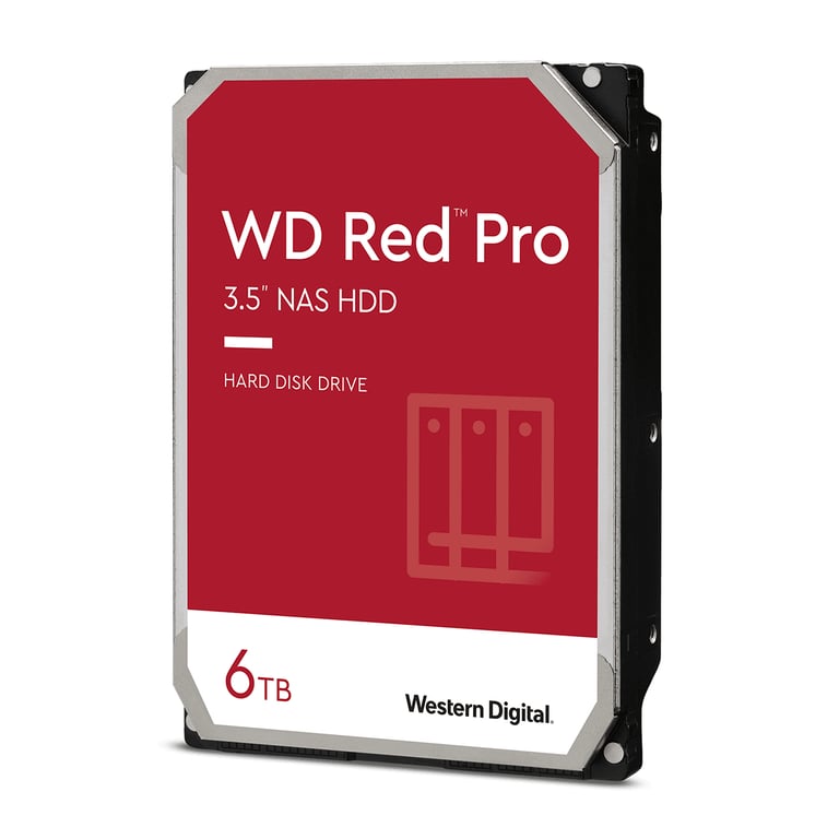 Western Digital Red Pro disque dur 6 To 7200 tr/min 256 Mo 3.5  SATA - Neuf