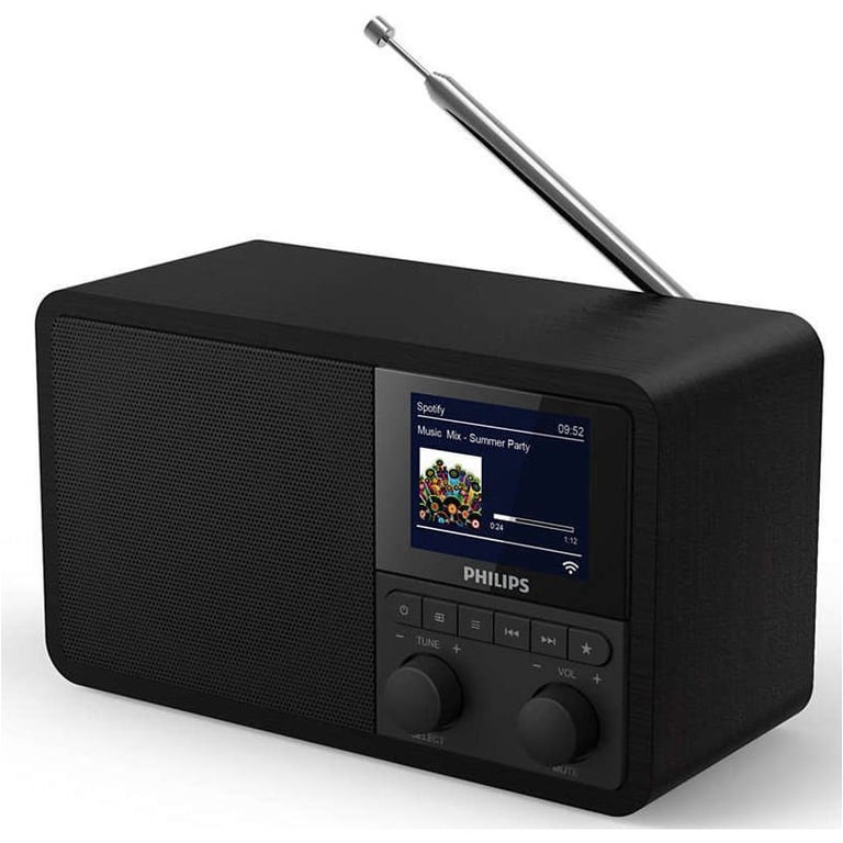 Philips TAPR802/12 Radio Digital Portátil por Internet Negro