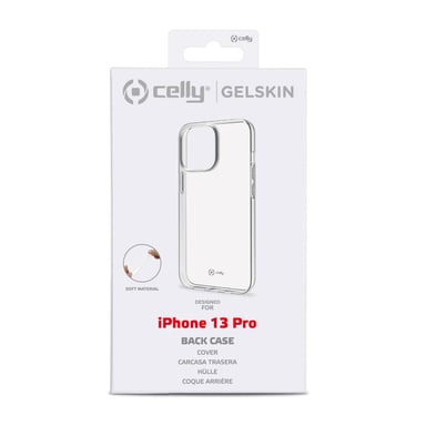 Celly GELSKIN Apple iPhone 13 Pro coque de protection pour téléphones portables 15,5 cm (6.1'') Housse Transparent Apple iPhone 13 Pro