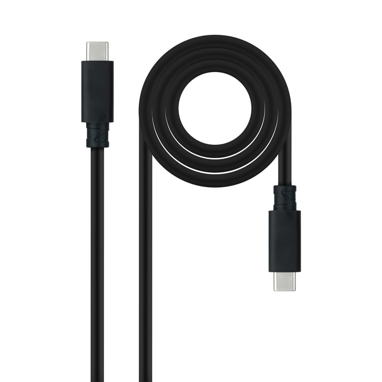 Nanocable 10.01.4102 câble USB USB 3.2 Gen 2 (3.1 Gen 2) 2 m USB C Noir - Neuf