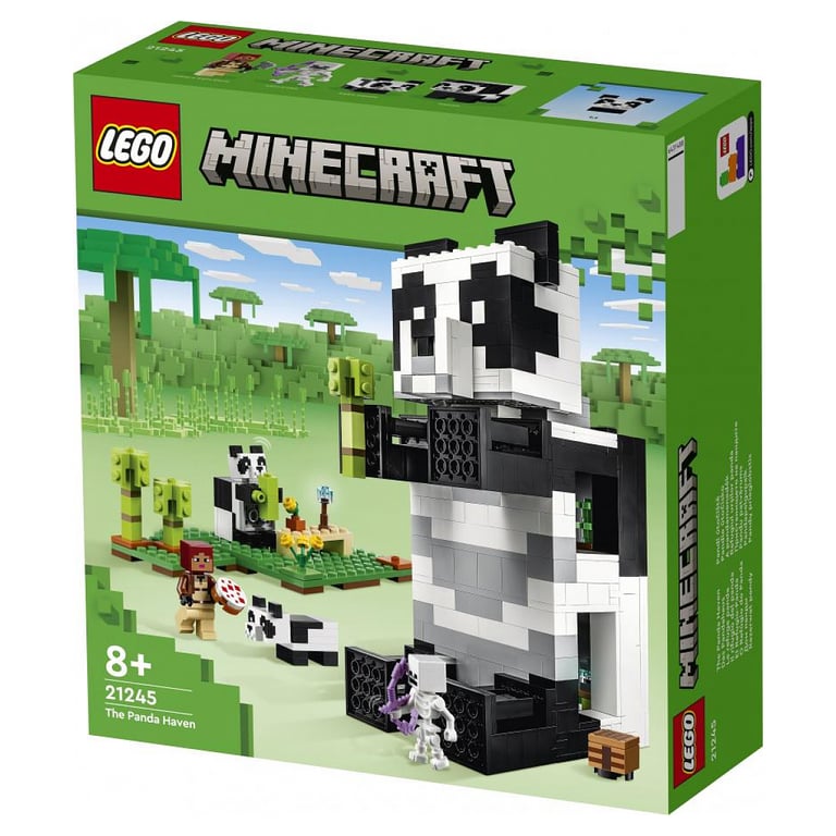 LEGO Minecraft 21245 Le refuge panda - vue 2