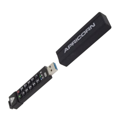 Apricorn ASK3 unidad flash USB 8 GB USB tipo A 3.2 Gen 1 (3.1 Gen 1) Negro