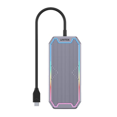 UNITEK uHUB S7+ Alámbrico USB 3.2 Gen 2 (3.1 Gen 2) Type-C Gris