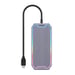 UNITEK uHUB S7+ Alámbrico USB 3.2 Gen 2 (3.1 Gen 2) Type-C Gris