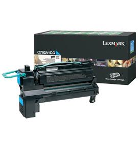 Lexmark Cyan original cartouche de toner LCCP LRP pour C792de 792dhe 792dte X792de 792dte 792dtfe 792dtme 792dtpe 792dtse - vue 3
