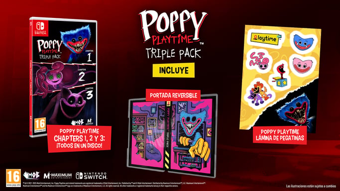 Poppy Playtime Confezione tripla per Nintendo Switch