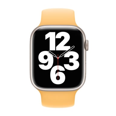 Bracelet Boucle unique en Silicone pour Apple Watch | 38/40/41/42 mm - Taille 7 - Sunglow