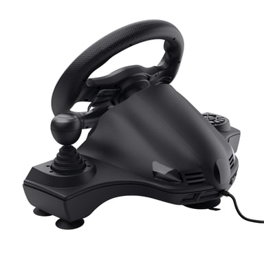 Trust GXT 289 Movi Negro USB Volante + Pedales Nintendo Switch, PlayStation 4, Xbox One S, Xbox One X, Xbox Series S, Xbox Series X