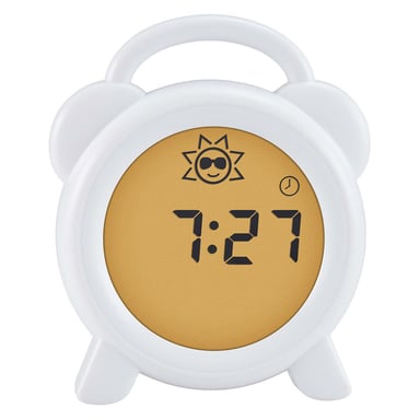 Réveil avec Veilleuse Sleep Trainer Pédagogique et Ludique Blanc