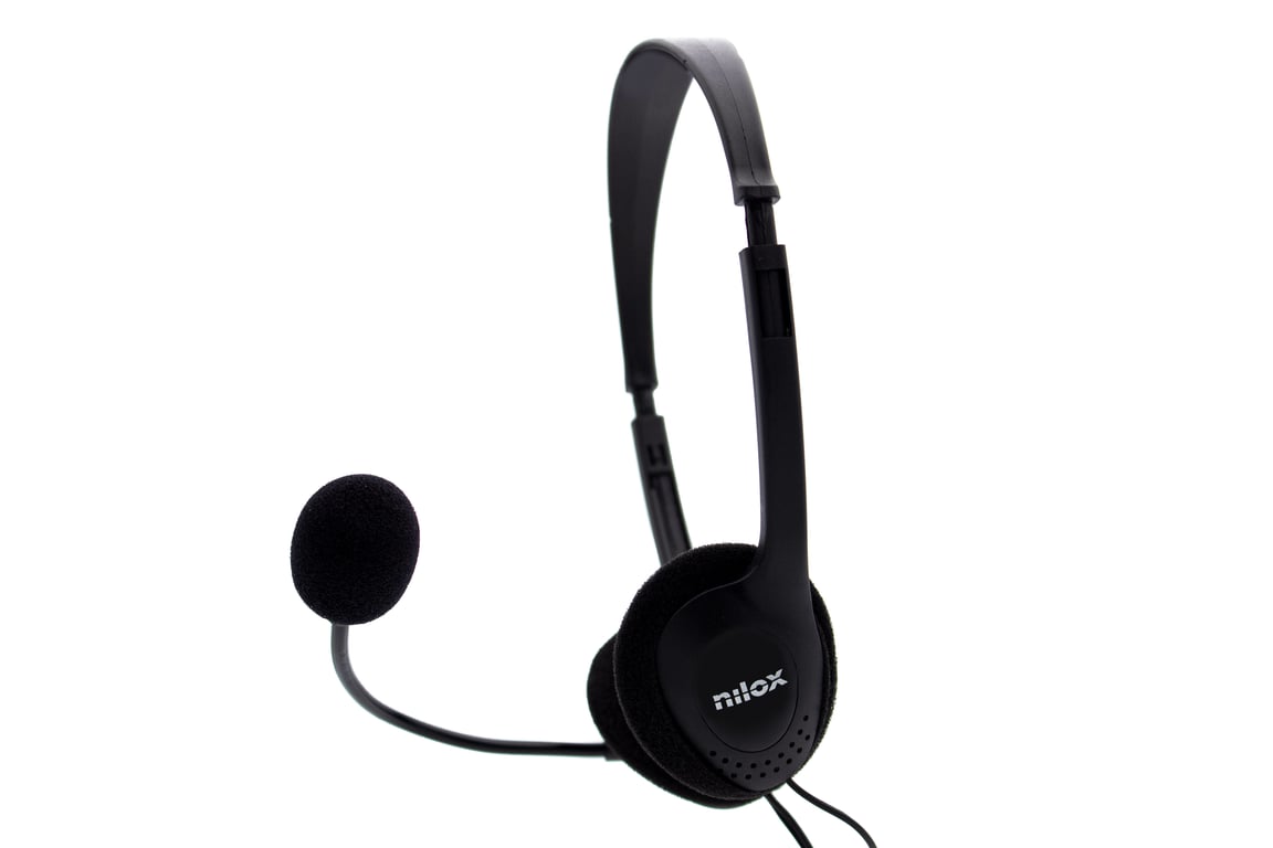 Nilox CHAT LIVE 2 Casques Ecouteurs Appels/Musique Noir - Neuf