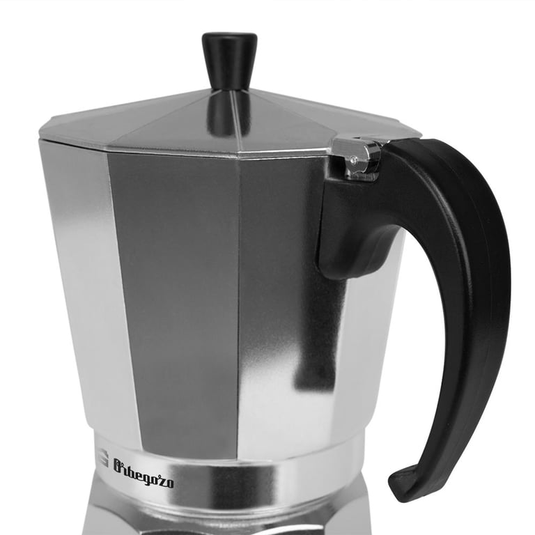 Cafetière Italienne Orbegozo KF 1200 – Aluminium, 12 Tasses - vue 4