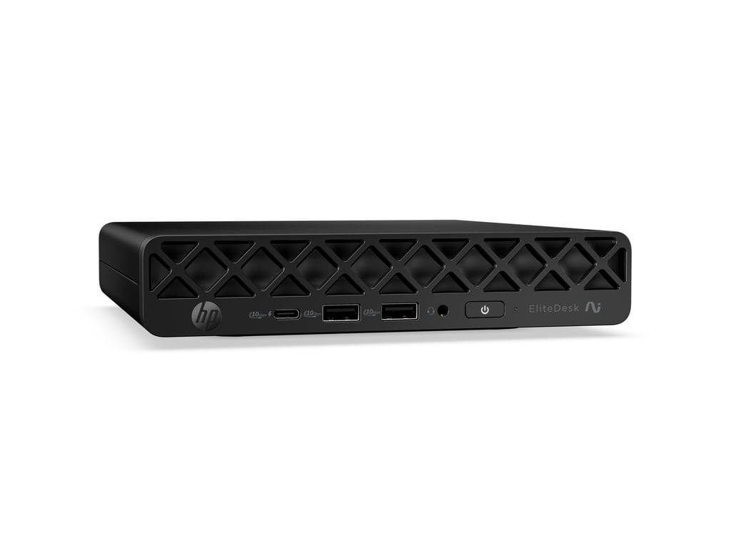 HP EliteDesk 8 G2i Next Gen AI PC Mini Core Ultra 7 / jusqu'à 4.7 GHz vPro RAM SSD NVMe Intel Graphics IEEE 802.11ax Wi Fi 6 IEEE 802.11be Wi Fi 7 Bluetooth 6.0 Win 11 Pro moniteur : aucun clavier :... - vue 2