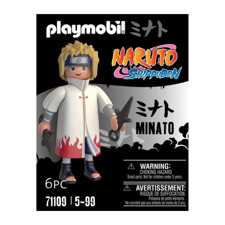 PLAYMOBIL 71109 Minato - Naruto Shippuden - Héros issu de manga ninja - Neuf