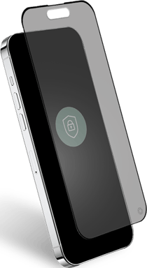 Protège écran pour iPhone 16 / 15 / 14 Pro Privé 2.5D Verre organique + Garantie à vie - Certifié GRS Force Glass