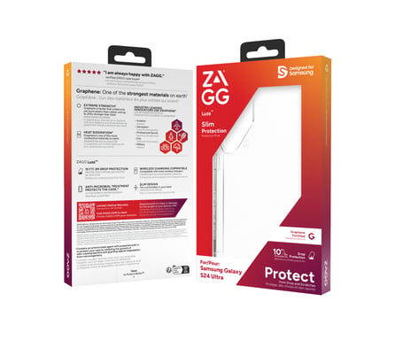 ZAGG Luxe custodia protettiva per telefoni cellulari 17,3 cm (6,8'') Custodia Trasparente Samsung Galaxy S24 Ultra