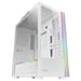 Mars Gaming MC-ULT, Caja Gaming Custom XXL E-ATX, Doble Cristal Templado 90º Sin Marco + Puerta Lateral, Soporte Completo Refrigeración Líquida, Torre PC con Diseño de Cámara Dual Vertical, Blanco