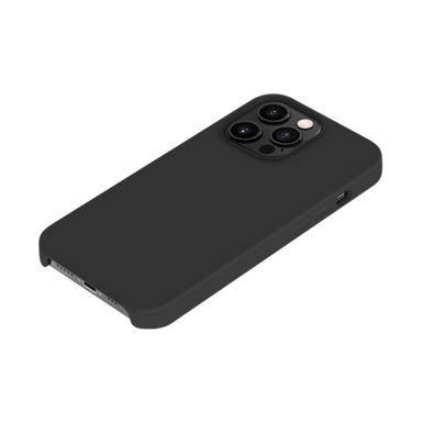 Custodia in morbido gel di silicone per Apple iPhone 13 Pro, nero satinato