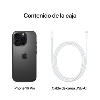 iPhone 16 Pro (5G) 512 Go, Titane Noir