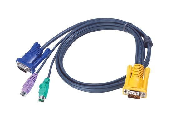 ATEN Cable KVM PS/2 con SPHD 3 en 1 de 6 m
