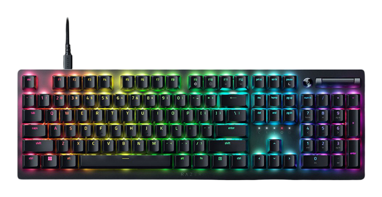 Razer DeathStalker V2 Switches Rouges Clavier Gamer Optique à Profil Bas Switches Optiques Linéaires et Silencieux Bluetooth 5.0 USB C Finitions des Touches au Laser Clavier US | - vue 2