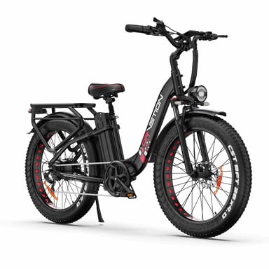 Vélo électrique à gros pneus DRVETION CTR26, cadre ouvert, batterie Samsung 48 V 15 Ah, couple de 100 N.m