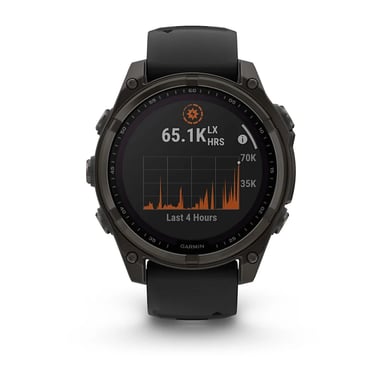 Garmin fenix 8 3,3 cm (1.3'') 51 mm Digital 260 x 260 Pixeles Pantalla táctil Titanio Wifi GPS (satélite)