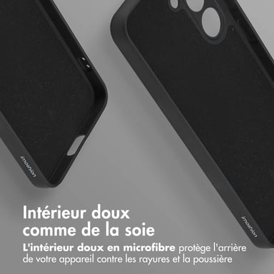 imoshion Coque Couleur avec MagSafe pour Samsung Galaxy S24 - Noir