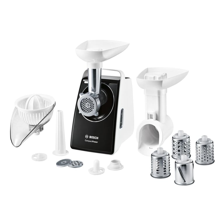 Bosch MFW3850B hachoir 500 W Noir, Blanc - Neuf