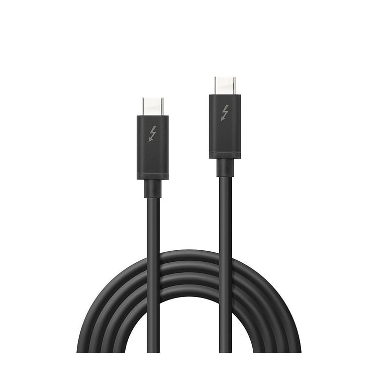 Lindy cable Thunderbolt - 24 pin USB-C pour 24 pin USB-C - 1 m Noir - vue 3