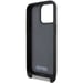 Étui BMW pour iPhone 15 Pro 6.1'' noir étui rigide M Edition Carbon Tricolor Lines & Strap