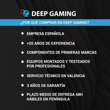 DeepGaming - PC da Gaming Completo - Némesis - AMD Ryzen 7 8700G/32GB/1TB SSD + Monitor 24'' FullHD + Pacchetto Gaming