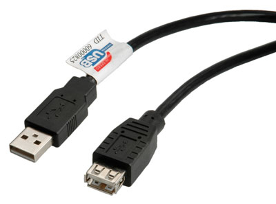 ROLINE 11.02.8948 cable USB USB 2.0 1,8 m USB A Negro