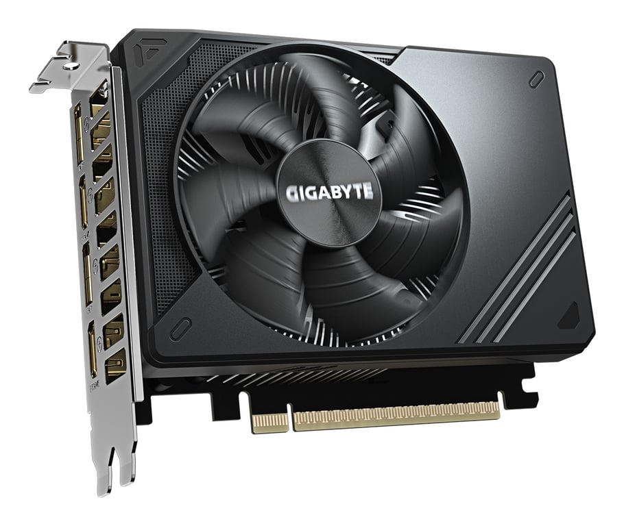 GIGABYTE GeForce RTX 5050 D6 8G Scheda Grafica 8GB GDDR6 128bit PCI E 5.0 2572MHz Frequenza core 2 x DP 2 x HDMI NVIDIA DLSS 4 GV N5050D6 8GD Neuf - vue 3