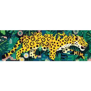 Puzzle de 1000 piezas Leopard Gallery - Un colorido viaje por la jungla