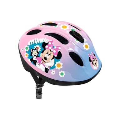 Casque de protection Disney Minnie enfant taille S rose motifs Minnie pour vélo, trottinette et roller