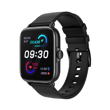 Reloj conectado Karen M Y22, pantalla HD de 1,7 pulgadas, llamadas Bluetooth, 235 mAh, IP67, negro