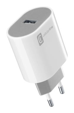 Cellularline USB Charger #Stylecolor - Universal Cargador de baterías de red de 12W de colores vivos