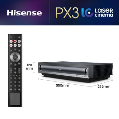 Projecteur Hisense PX3 4K - 2800 Lumens