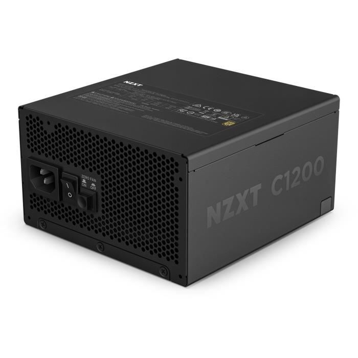 NZXT C1200 Gold ATX 3.1 Alimentation entièrement modulaire et silencieuse pour jeux vidéo sur PC 1200 watts 80 PLUS Gold - vue 5