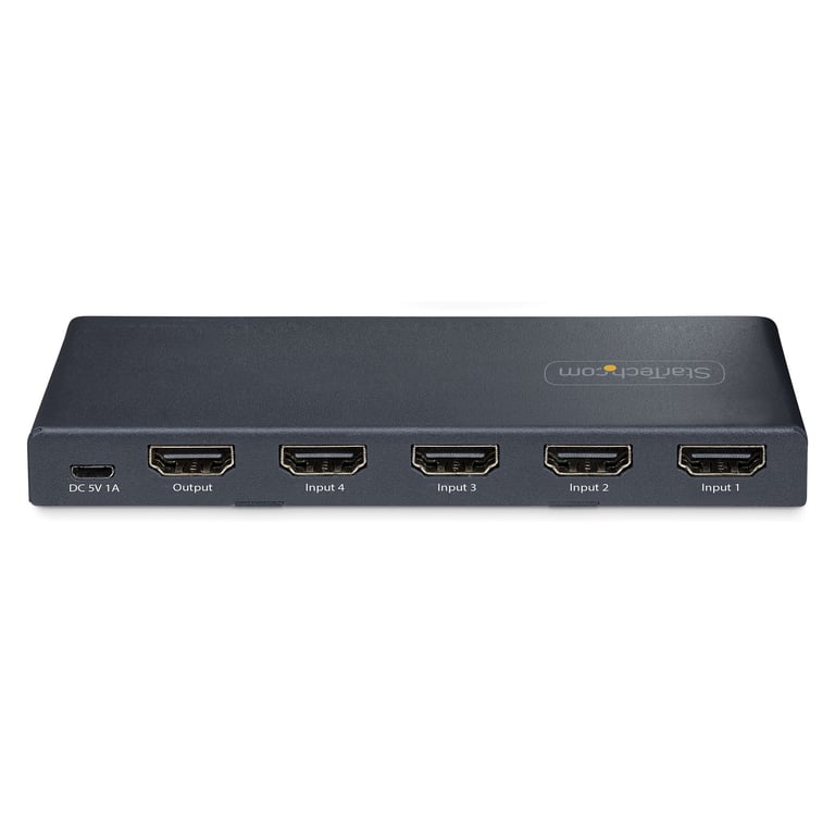 StarTech.com Switch HDMI 8K à 4 ports Switch HDMI 2.1 4K 120Hz HDR10+ 8K 60Hz UHD CommutateurSwitch HDMI 4 In 1 Out Commutation de Source AutoManuelle Adaptateur d'Alimentation et Télécommande Inclus Neuf - vue 2