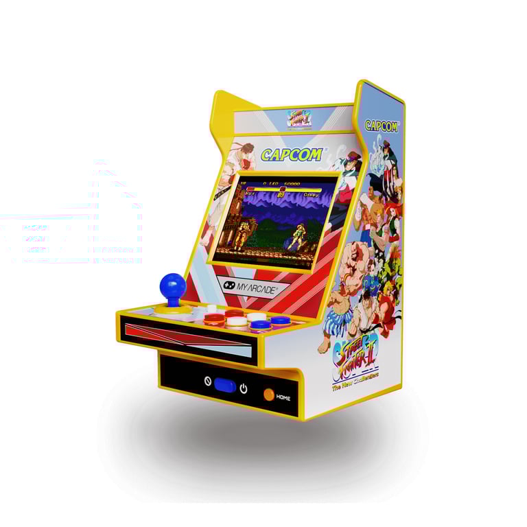 My Arcade Super Street Fighter II Nano Player Pro console de jeux portables 6 1 cm 2.4 Neuf