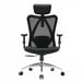 Silla de oficina ergonómica SIHOO M18 con soporte de 4 puntos y malla transpirable - Negro