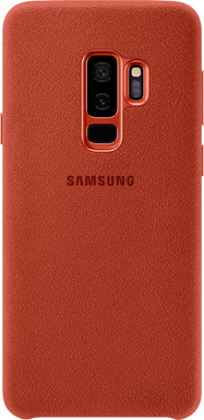 Coque pour Samsung Galaxy S9 + Alcantara Rouge Samsung