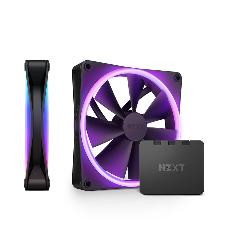 NZXT F140 RGB DUO Twin Pack Boitier PC Ventilateur 14 cm 2 pièce Neuf
