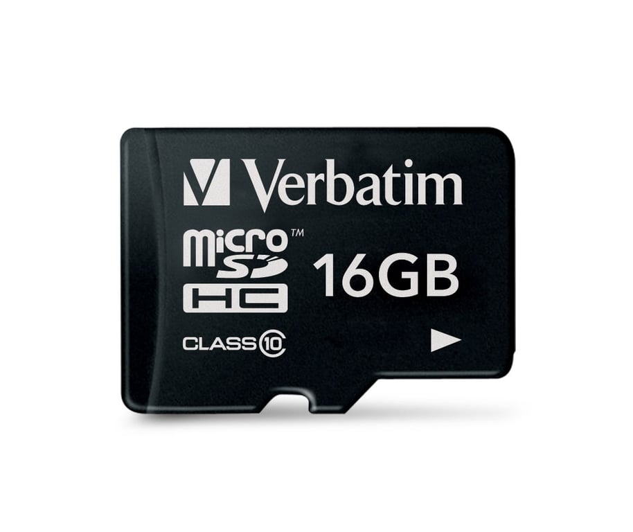 Carte mémoire flash Class 10 microSDHC VERBATIM