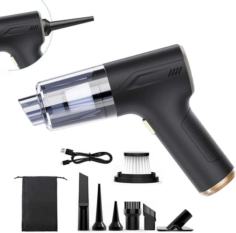 Aspirateur À Main Sans Fil 4-en-1 – Aspiration 15,000PA, HEPA