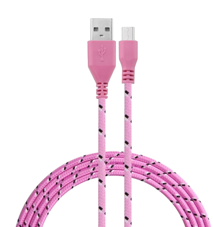 Cable Tressé pour Manette Playstation 4 PS4 3m Universel Chargeur Connecteur Micro USB Tissu Tissé L
