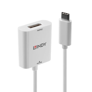 Lindy 43245 Adaptador gráfico USB 3840 x 2160 Pixeles Blanco